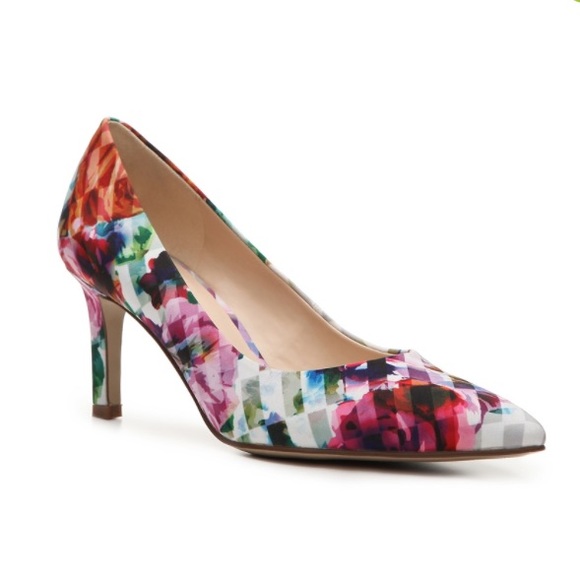 Nine West Floral Heels