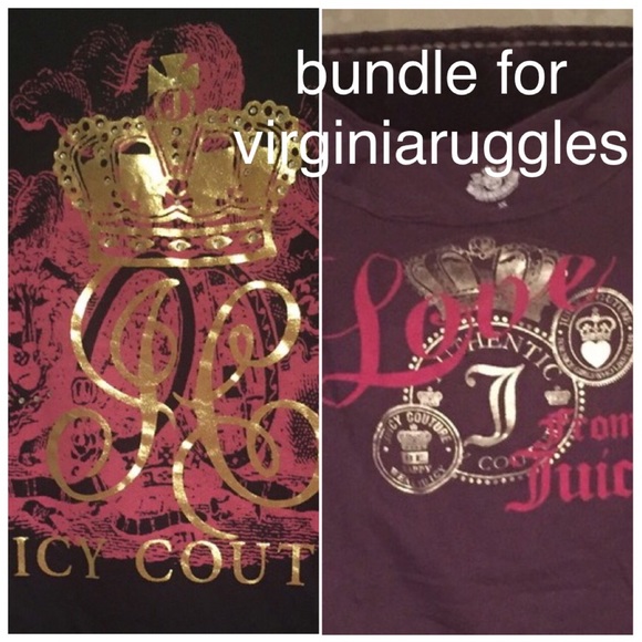 2 Juicy Couture tees