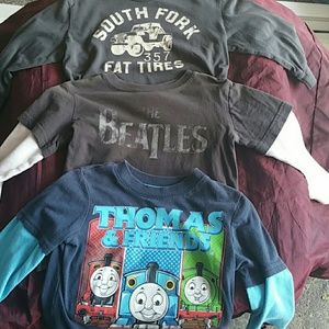 Bundle shirts 2t long sleeved boys