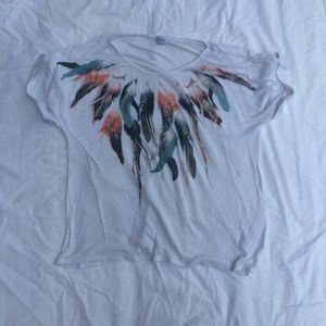 White Feather Top