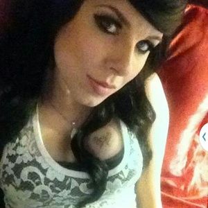 Lace tops in black or white.