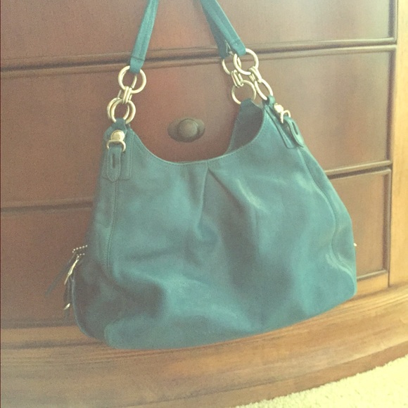 ⭕️⭕️⭕️SOLD⭕️⭕️⭕️Coach "maggie" teal