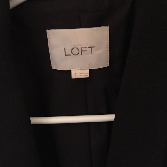 LOFT Jackets & Coats - Faux leather sleeve blazer LOFT Jackets & Coats - Faux leather sleeve blazer