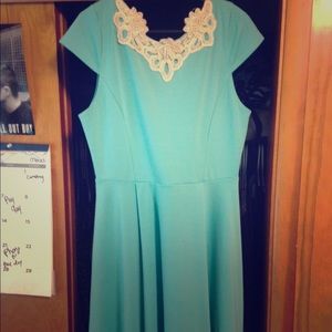 Modcloth vintage blue dress. Size 2x