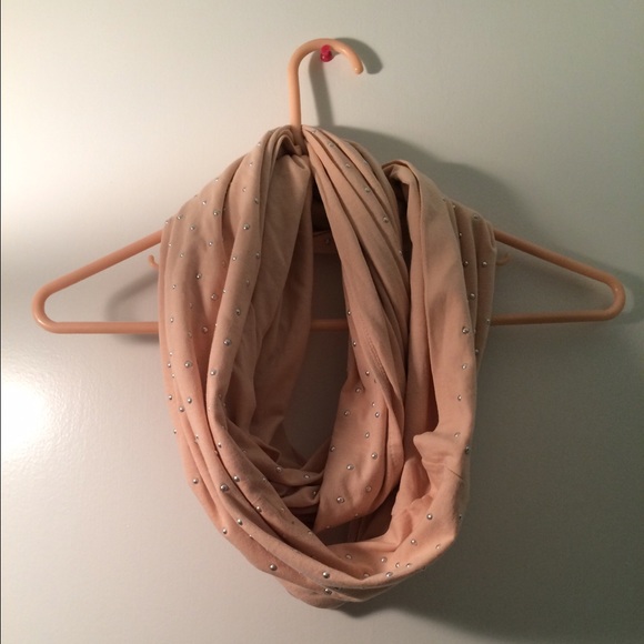 Cute Beige infinity Scarf