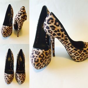Leopard Heels