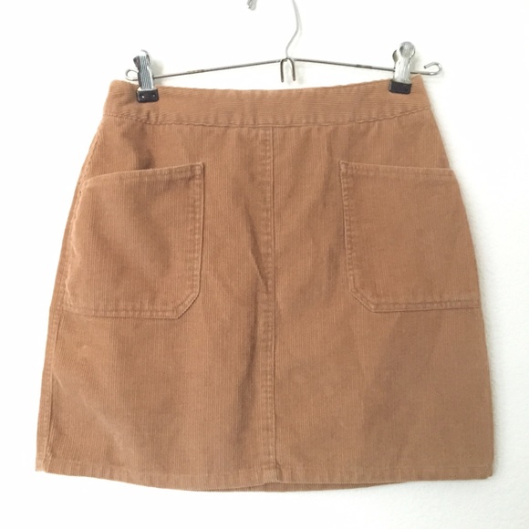 Corduroy pencil skirt