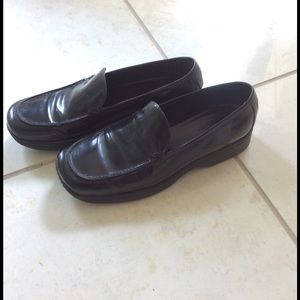 Coach black loafers