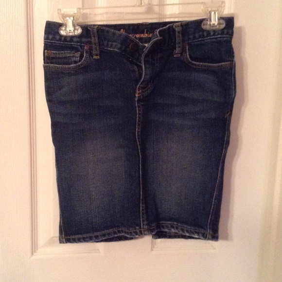 Jean pencil skirt