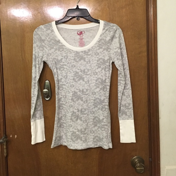 Flower long sleeve shirt