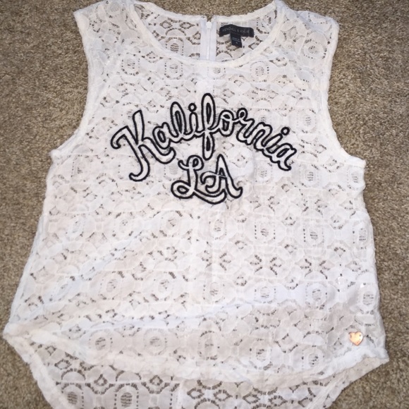 Kendall and kylie pacsun lace tank