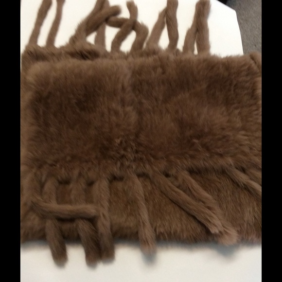 📛SOLD At EBay 📛Rabbit fur scarf - Picture 3 of 4