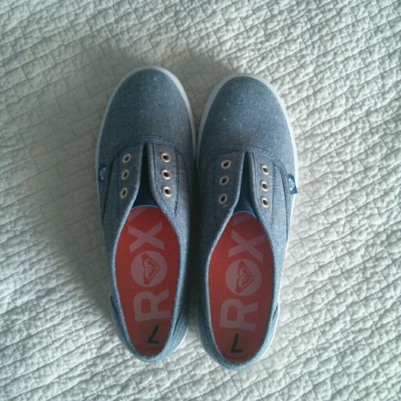 Brand new , never worn slip on Roxy shoes