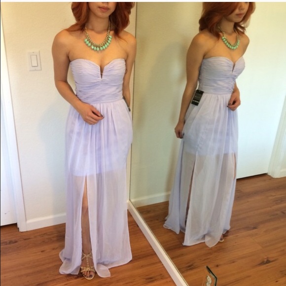 Lilac Bustier Dress
