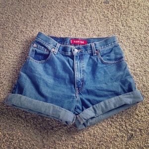 High waisted shorts