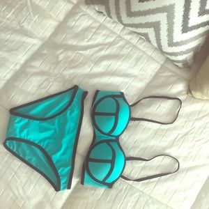 Sea blue bikini