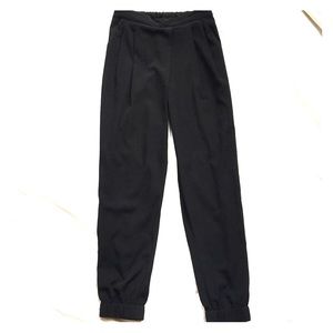 TOPSHOP Black Harem Jogger Slacks "2"