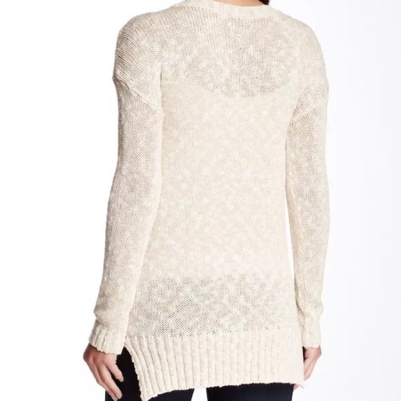 Olivia Sky Slub Daisy Knit Sweater Vintage Cream S - Picture 2 of 2