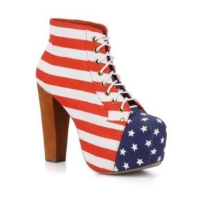 July 4th sale 🇺🇸 Jeffrey Campbell Lita Flag- NWT