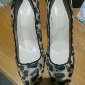 Leopard high heels