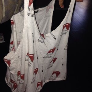 Rare - Brandy Melville Fuk U Top