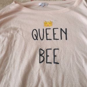 Queen bee emoji sweater from Delias