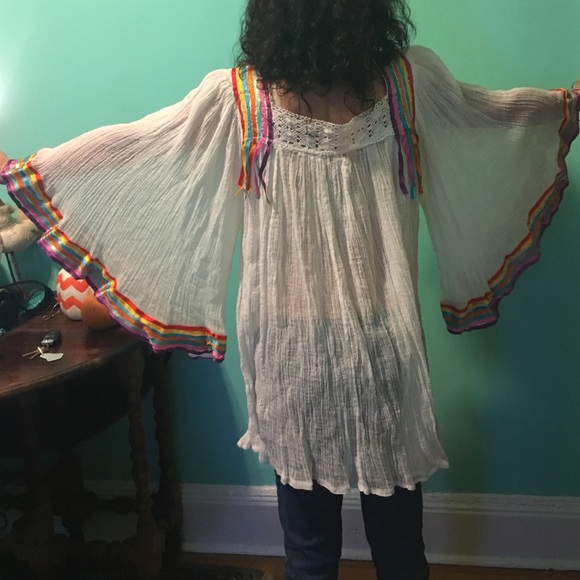 VINTAGE HIPPIE DRESS - Picture 3 of 4