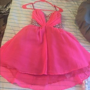 Pretty pink homecoming dress