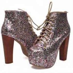 🎉HP🎉Jeffrey Campbell Lita in Multi Glitter- NWOT