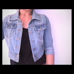 Highway Jeans Crop Denim Jacket
