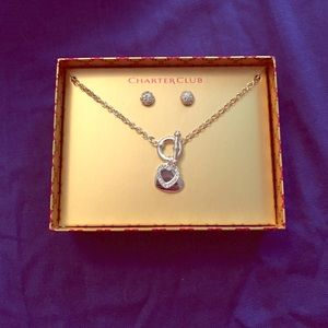 🚫TRADING🚫 Charter Club earring and necklace set