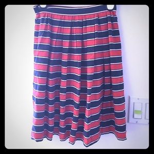 Striped skirt, j.crew