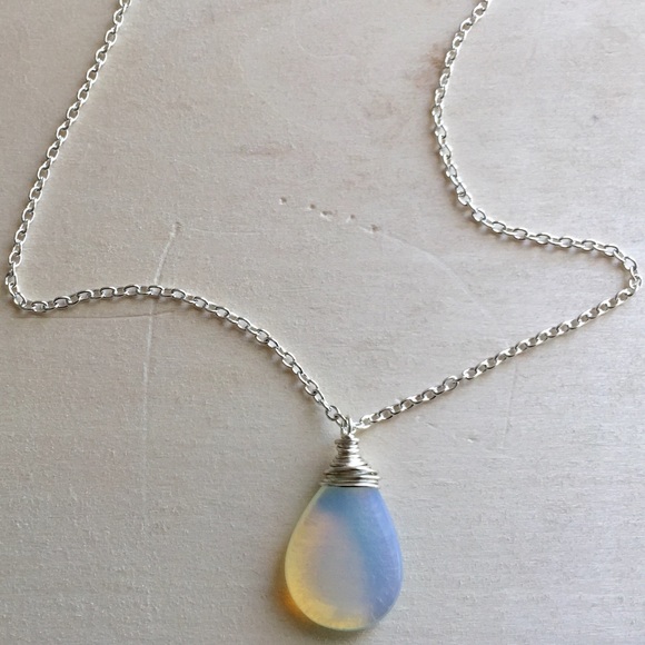 Large Opalite Long Necklace