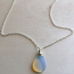 Large Opalite Long Necklace