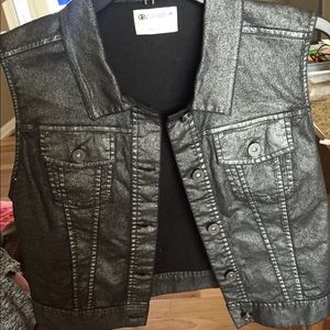 Grey/ Metallic Vest