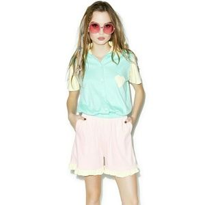Dolls Kill You Got It Dude Romper Size S NWOT