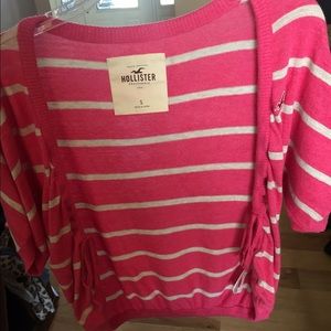 Pink Hollister Cardigan/ sweater