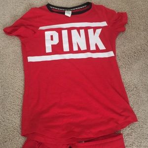 Red and Black Pink Outfit