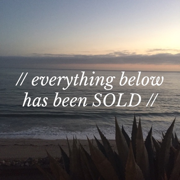 // EVERYTHING BELOW HAS BEEN SOLD //