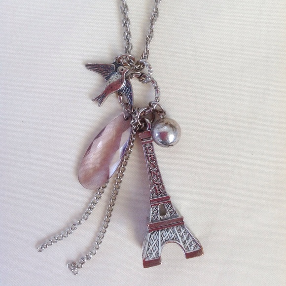 SOLD | Eiffel Tower long necklace - Picture 3 of 4
