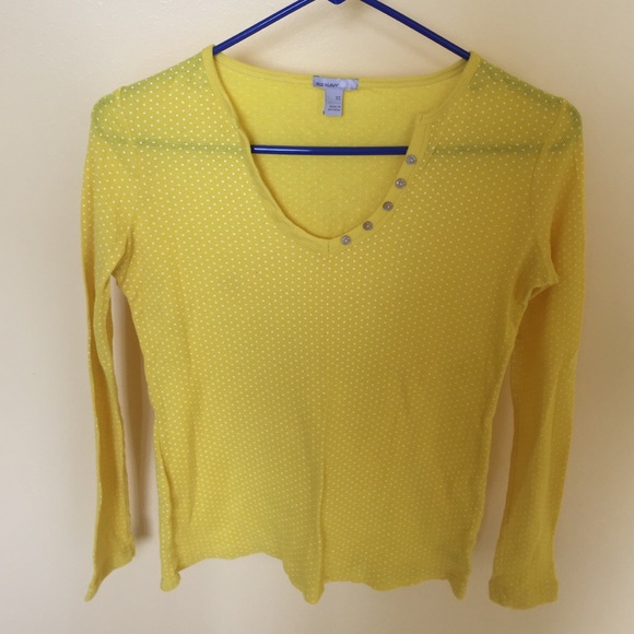 Yellow Polkadot Shirt