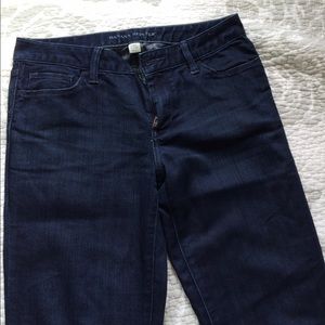 Dark wash Banana Republic straight leg jeans