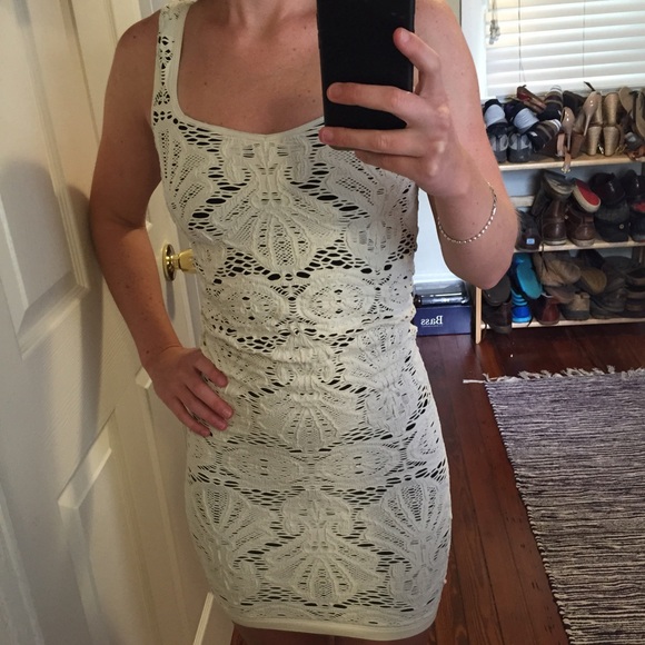 Free People Medallion Lace Bodycon Dress - Picture 2 of 4