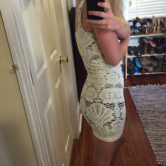 Free People Medallion Lace Bodycon Dress - Picture 3 of 4