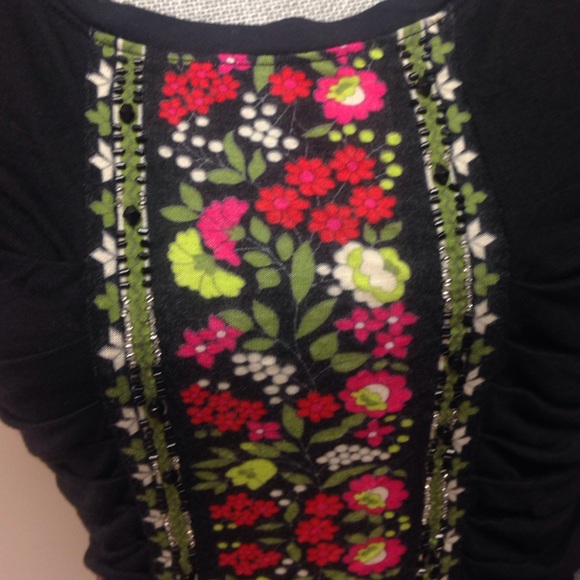 Free People tunic top or short dress tee top - Picture 2 of 4