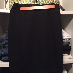 Fitted Black Skirt