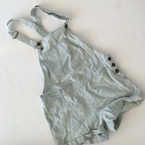 Railroad Stripe Overalls