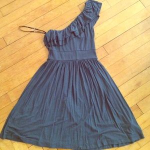 Summer Dress • Dark Teal • One Shoulder