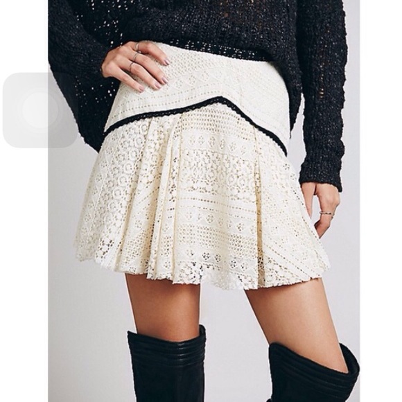 Free People Lace Skirt