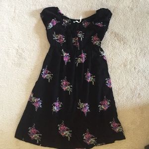 Black/Floral Dress